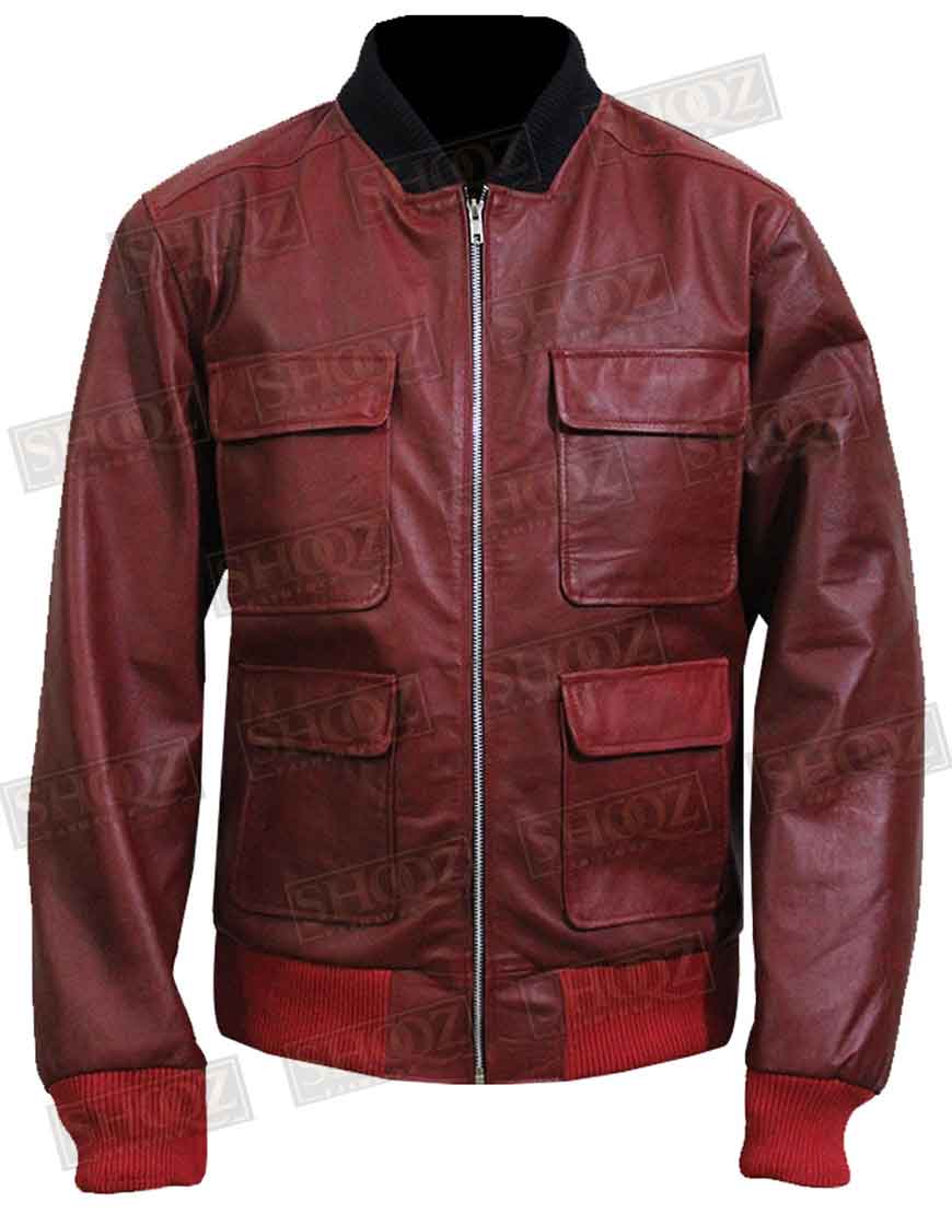 Jamie Foxx Brit Awards Bomber Leather Jacket